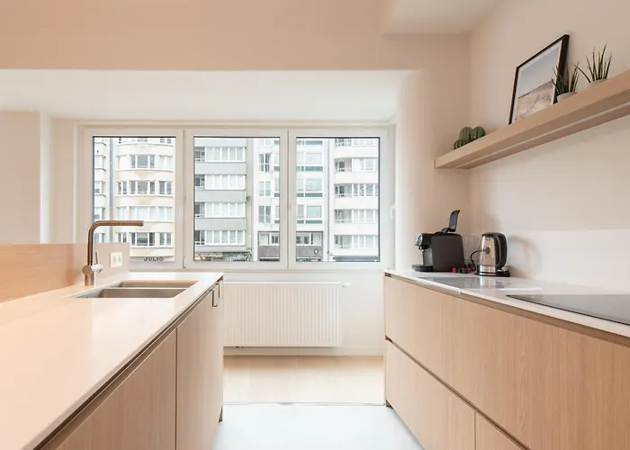 Apartmán Deluxe 3 Bedrooms With Casino View At The And Free Parking Ostende